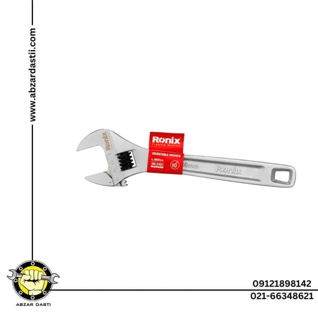 آچار فرانسه سایز 10 رونیکس مدل LIBRA کد RH-2403