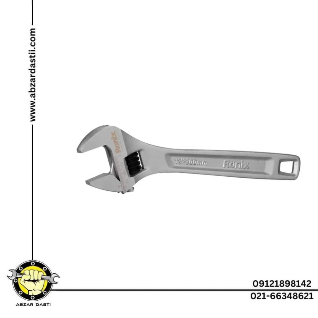 آچار فرانسه سایز 12 رونیکس مدل LIBRA کد RH-2404