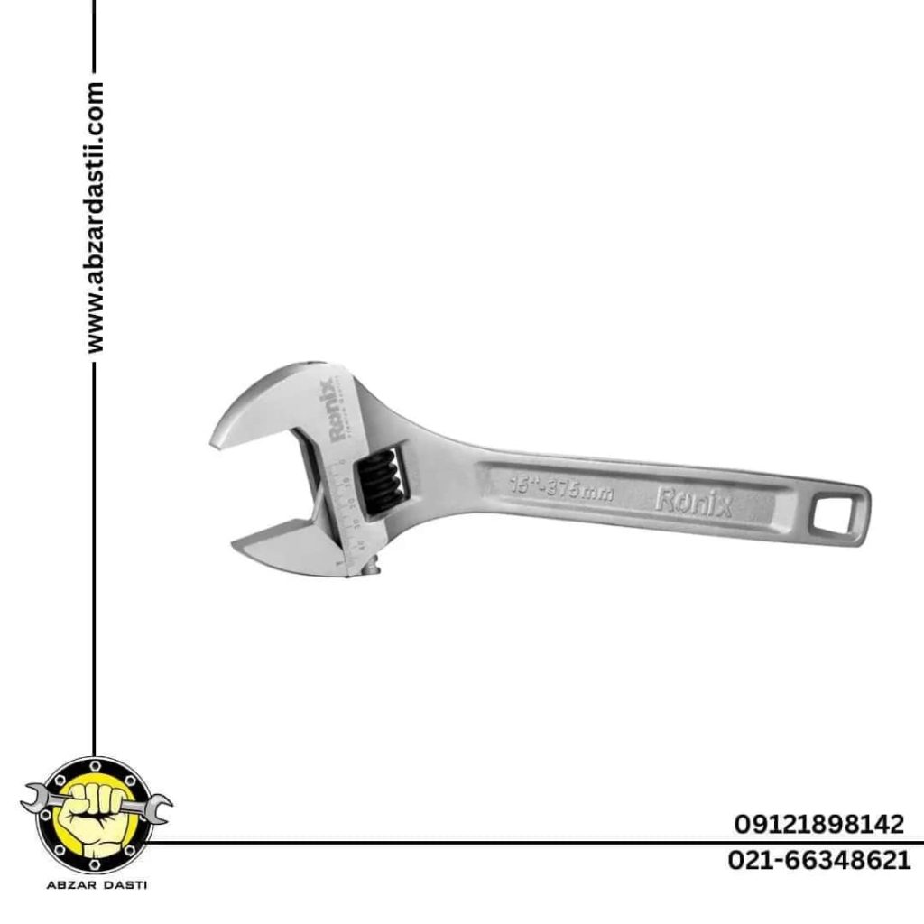 آچار فرانسه سایز 15 رونیکس مدل LIBRA کد RH-2405