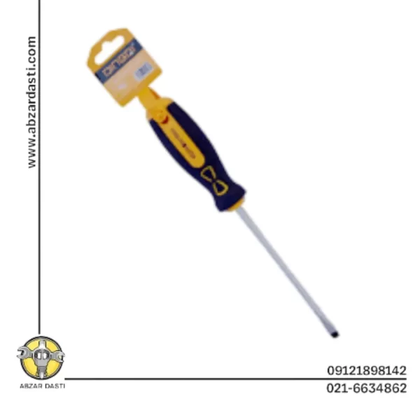 پیچ گوشتی دوسو دسته TPR مدل 68206 دینگی