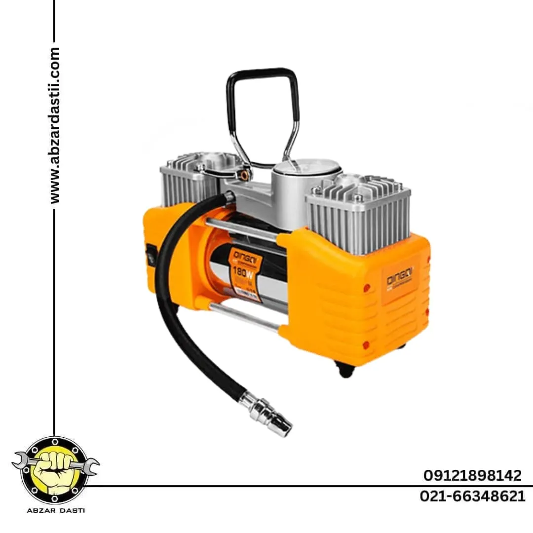 کیفیت پمپ باد دو سیلندر فندکی 12V دینگی کد 108004